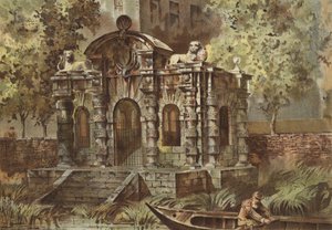 York House (chromolitho) af Waldo Sargeant