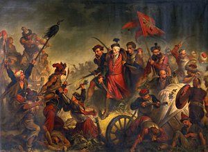 Stanislaw Zolkiewskis død i et slag ved Cecora 1620