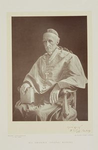 Portræt af kardinal Henry Edward Manning (1808-92) af Walery Rzewuski