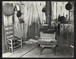 Alabama lejer landmandskøkken nær Moundville af Walker Evans