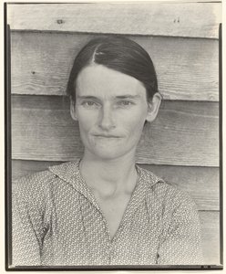 Allie Mae Burroughs, hustru til en bomuldsforpagter, Hale County, Alabama