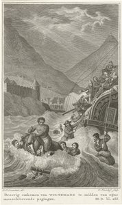 Woltemade døde ved Cape of Good Hope, 1773 af Walraad Nieuwhoff
