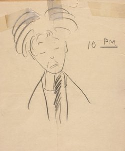 10 PM (Portræt af La Salle Spier) af Walt Kuhn
