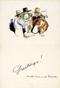 Julehilsener 1931 af Walt Kuhn