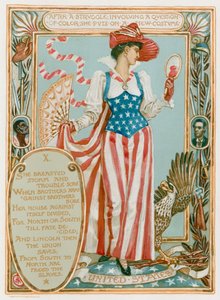 Efter en kamp, der involverede et spørgsmål om farve (farvelitografi) af Walter (after) Crane