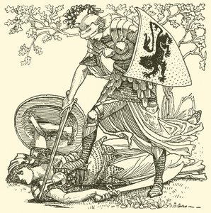 Fra Spensers Faerie Queene (gravering)
