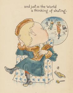 Illustration til Legends for Lionel af Walter Crane (farvelitografi) af Walter (after) Crane