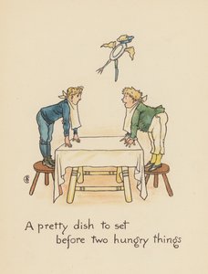 Illustration til Legends for Lionel af Walter Crane (farvelitografi) af Walter (after) Crane