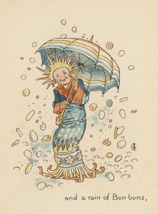 Illustration til Legends for Lionel af Walter Crane (farvelitografi) af Walter (after) Crane