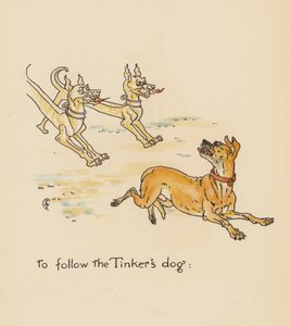 Illustration til Legends for Lionel af Walter Crane (farvelitografi) af Walter (after) Crane