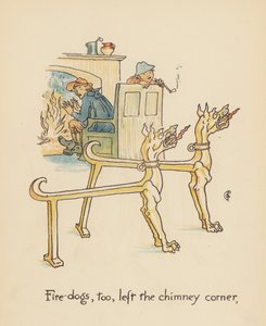 Illustration til Legends for Lionel af Walter Crane (farvelitografi) af Walter (after) Crane