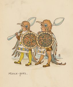 Illustration til Legends for Lionel af Walter Crane (farvelitografi) af Walter (after) Crane