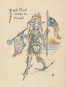 Illustration til Legends for Lionel af Walter Crane (farvelitografi) af Walter (after) Crane