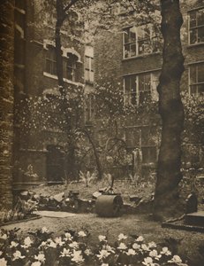 Den tomme kirkegård af hvad der var all hallows-farvning, c1935.