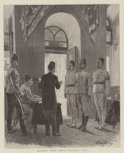 Ordent værelse, Abdin Kaserne, Kairo, Indien