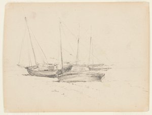 Fiskerbåde på kysten af Walter Clark