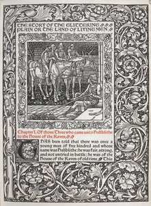 Kapitel I. Af de tre, som kom til Hallblithe til Ravnens hus. af Walter Crane