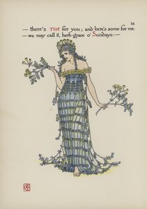 Blomster fra Shakespeares have af Walter Crane