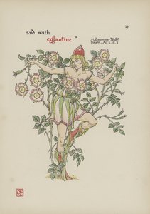Blomster fra Shakespeares have af Walter Crane