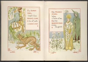 Hestehale og munkekappe af Walter Crane