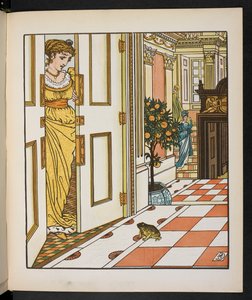 Illustration til frøprinsen. af Walter Crane