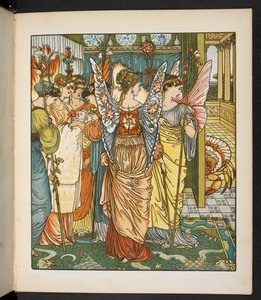 Illustration til Hinden i skoven. af Walter Crane
