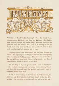Forord til The Golden Primer. To børn med en stige. af Walter Crane