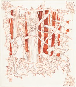 Prins charmerende i skoven af Walter Crane