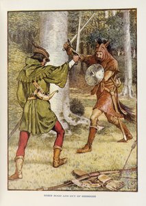 Robin Hood og Guy of Gisborne af Walter Crane