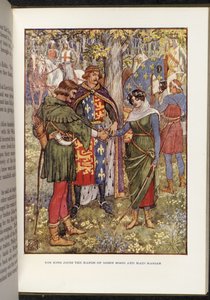 Robin Hood og Maid Marian af Walter Crane