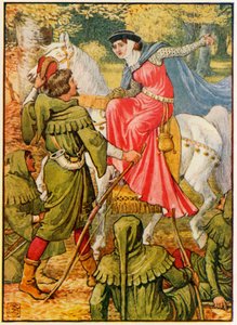 Robin Hood og fruen af Walter Crane
