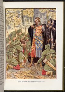 Robin Hood før Richard I af Walter Crane