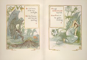 Solnedgang og kærlighed i en tåge af Walter Crane