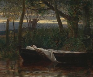 The Lady of Shalott [1862, Royal Academy of Arts, London, udstillingskatalog] af Walter Crane