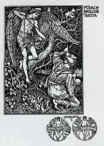 Shepheards-kalenderen - marts, 1898, 1923 af Walter Crane