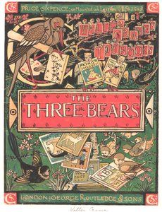 De tre bjørne (akvarel, blæk og blyant på papir) af Walter Crane