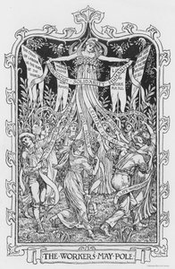 Arbejderne? maj pol af Walter Crane