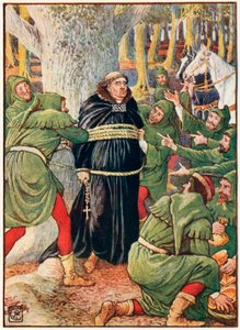 Abbeden af Saint Maries taget af Robin Hood af Walter Crane