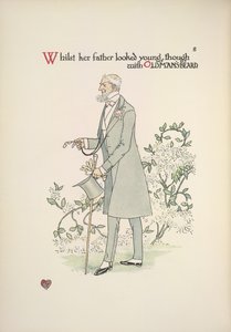 Brudens far i morgenkjole af Walter Crane