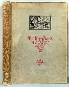 Titelbladet til Den lykkelige prins og andre fortællinger af Oscar Wilde, 1888 af Walter Crane