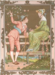 Valentin, 1876. af Walter Crane