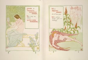 Venus ser glas og tjenestepiger af Walter Crane