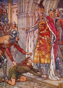 Young Owen appellerer til kongen, 1911. af Walter Crane