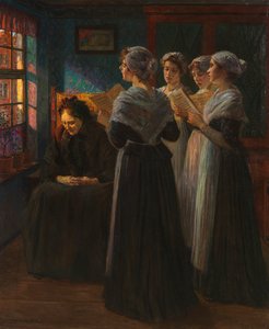 Serenade, ca. 1890. af Walter Firle