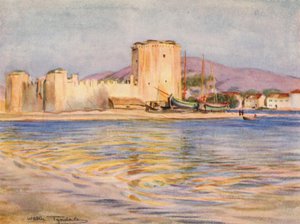 Castel Camerlengo, Trau (farvelitografi) af Walter Frederick Roofe Tyndale