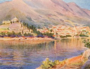 Cavtat, det gamle Ragusa (farvelitografi) af Walter Frederick Roofe Tyndale