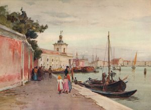 La Dogana, Venedig, c1900 1913 af Walter Frederick Roofe Tyndale