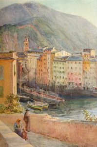 Havnen i Camogli, c1910, 1912 af Walter Frederick Roofe Tyndale