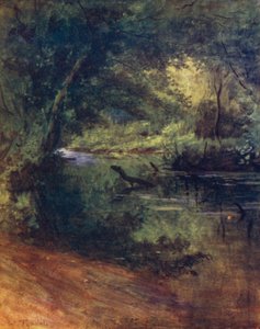 The New Forest: Northgate, nær Culverley, i Lodge Walk (farve litho) af Walter Frederick Roofe Tyndale