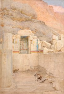 To rovfugle med et storkekadaver (akvarel) af Walter Frederick Roofe Tyndale